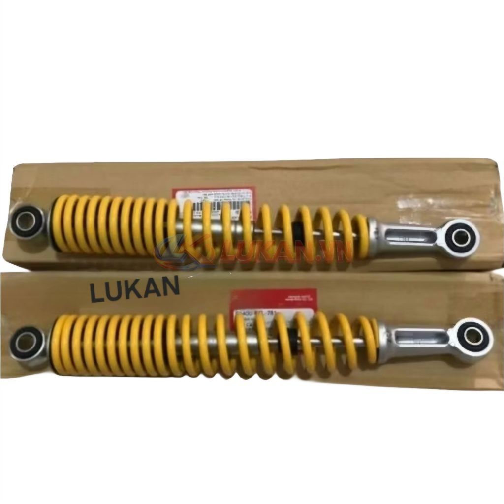 Cặp phuộc nhún, giảm sóc sau WAVE ALPHA, ZX... Vàng zin Honda - Ảnh 2