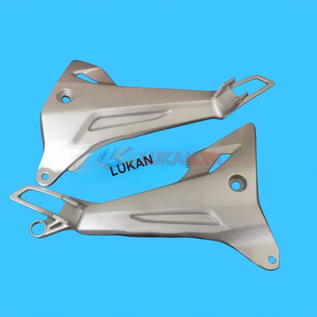 Cặp đùi pass nhôm, gác chân sau FUTURE 2, NEO, X 125... zin Honda - Ảnh 2