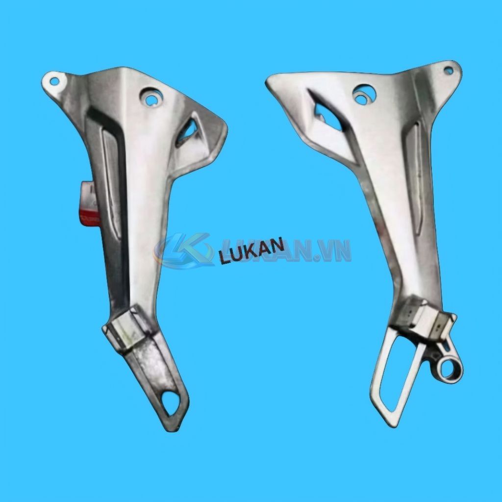 Cặp đùi pass nhôm, gác chân sau FUTURE 2, NEO, X 125... zin Honda - Ảnh 3