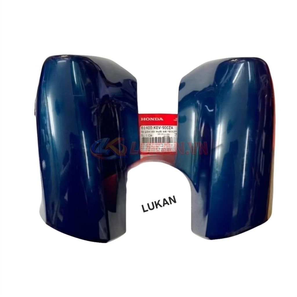 Cặp nhựa ốp vai, võ phuộc trước WAVE ALPHA đời đầu Xanh nhớt zin Honda 61400-KEV-900ZA - Ảnh 3