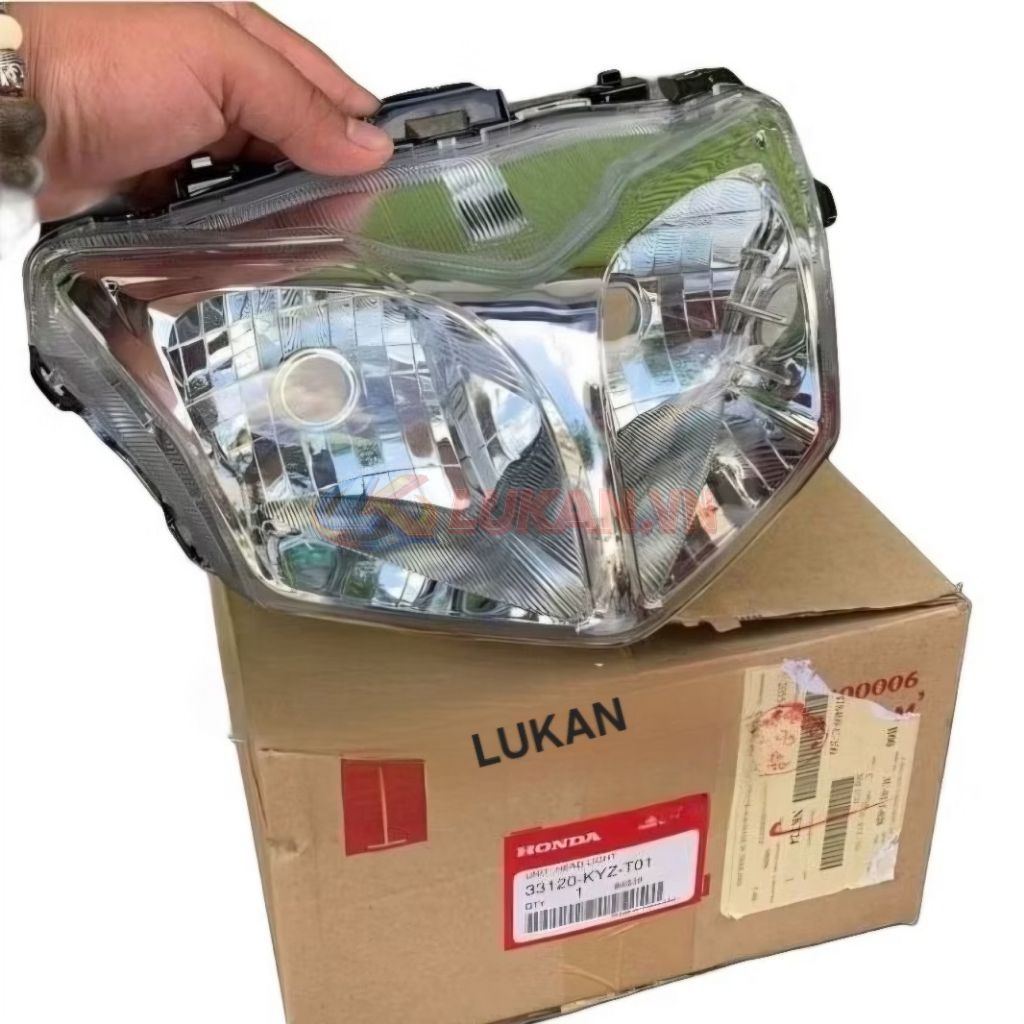 Pha chóa đèn trước xe FUTURE MẬP, WAVE 125 2 bóng zin Honda Thái 33120-KYZ-T01 - Ảnh 2