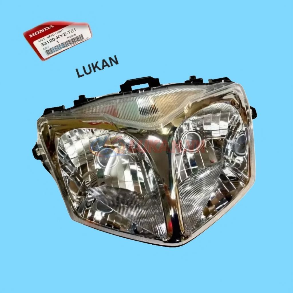 Pha chóa đèn trước xe FUTURE MẬP, WAVE 125 2 bóng zin Honda Thái 33120-KYZ-T01 - Ảnh 4