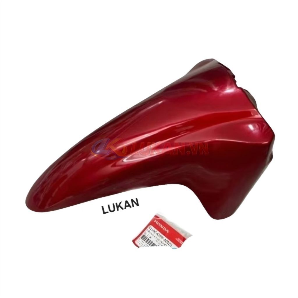 Nhựa chữ A, dè chắn bùn trước WAVE S110, RS, RSX... Đỏ mận zin Honda 61100-KWW-A00Z5 - Ảnh 3