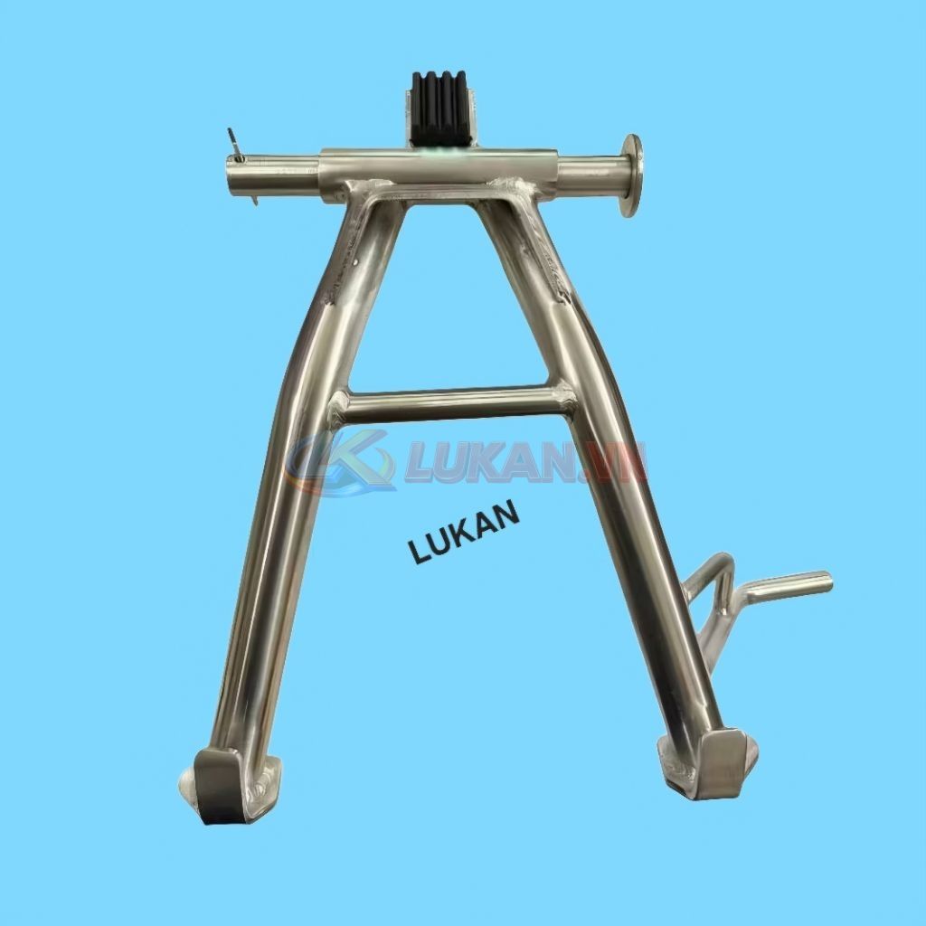 Chân chống đứng, giữa xe DREAM trắng inox - Ảnh 3