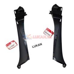 Cặp nhựa nhám, nẹp bửng cánh yếm xe FUTURE X 125 zin Honda 64430-KVL-N00, 64440-KVL-N00