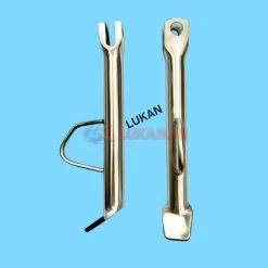 Chân chống nghiêng, ngang WAVE A, RS, RSX, FUTURE NEO.... trắng inox