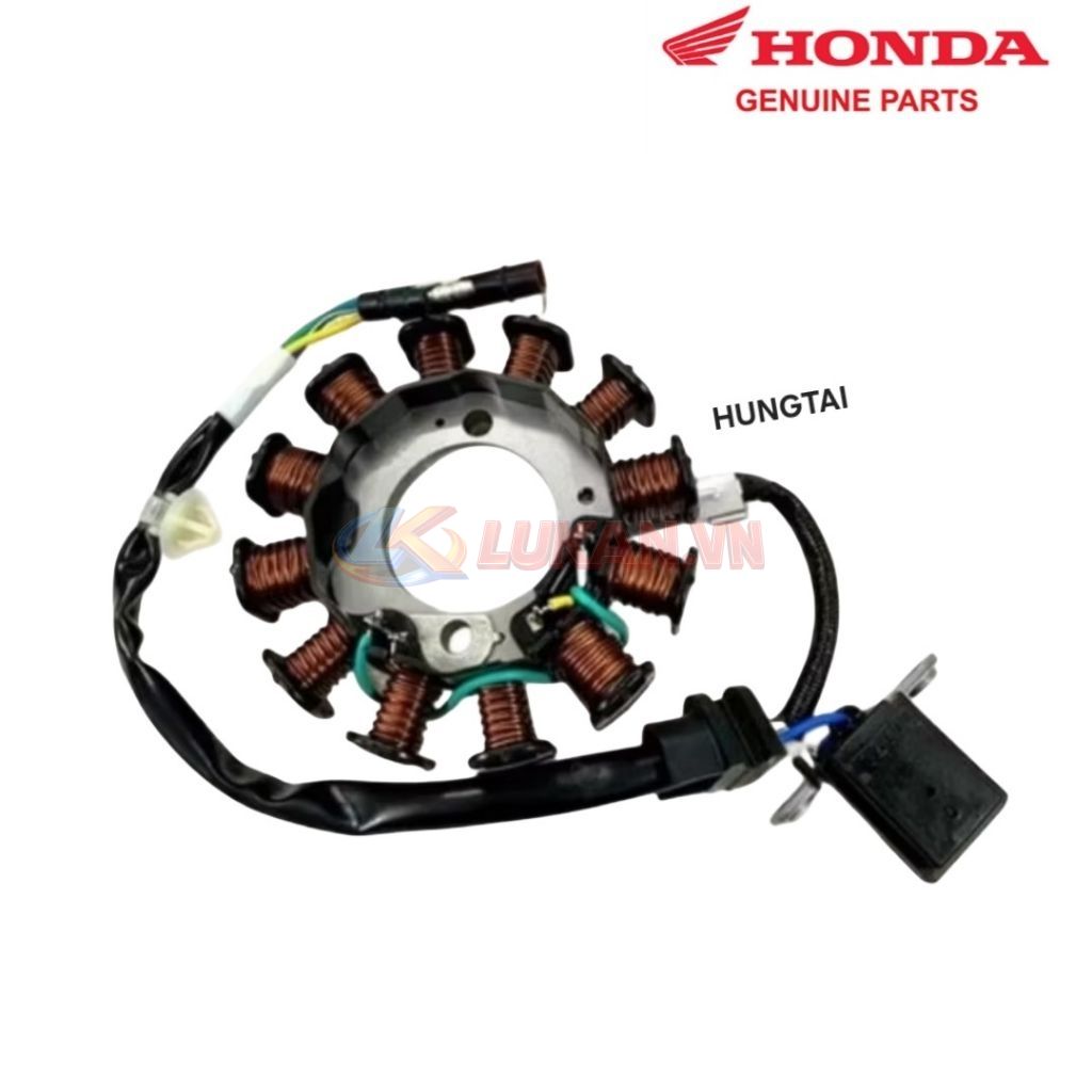 Cuộn lửa, dây máy phát điện xe WAVE A, ALPHA 110, BLADE... zin Honda 31120-K89-V01 - Ảnh 2
