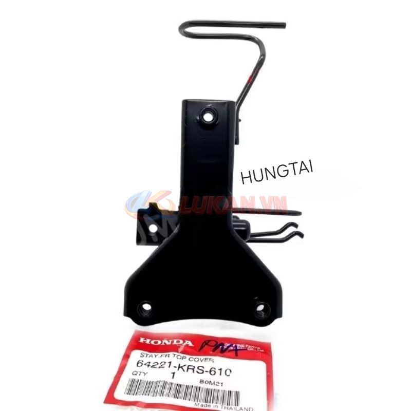Khung pass nhựa mặt nạ trước xe WAVE Thái 2004 zin Honda 64221-KRS-980 - Ảnh 4