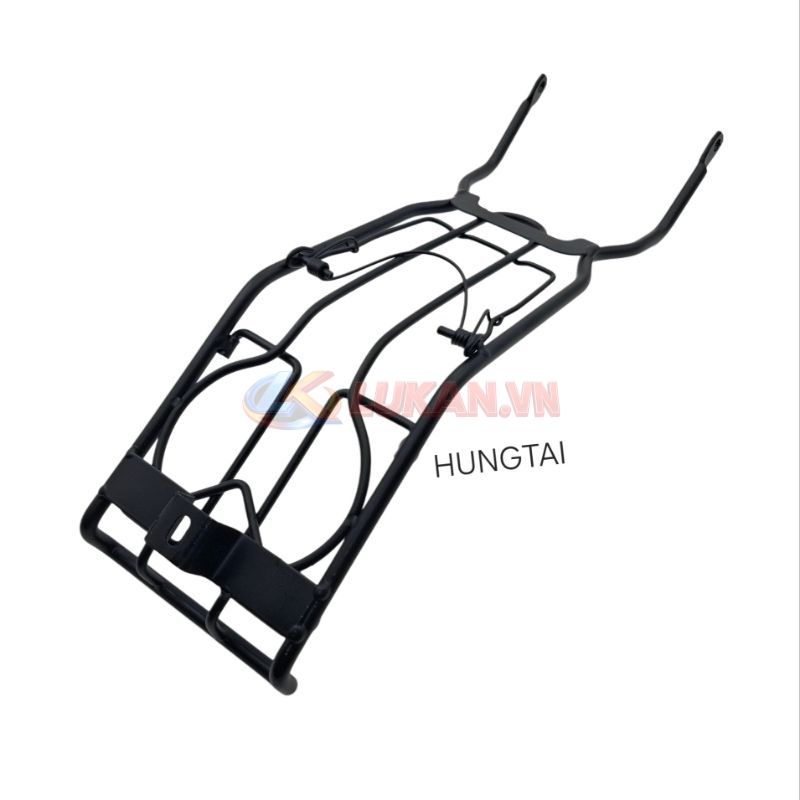 Baga giữa kẹp để đồ xe DREAM Lùn sơn đen 10mm - Ảnh 3