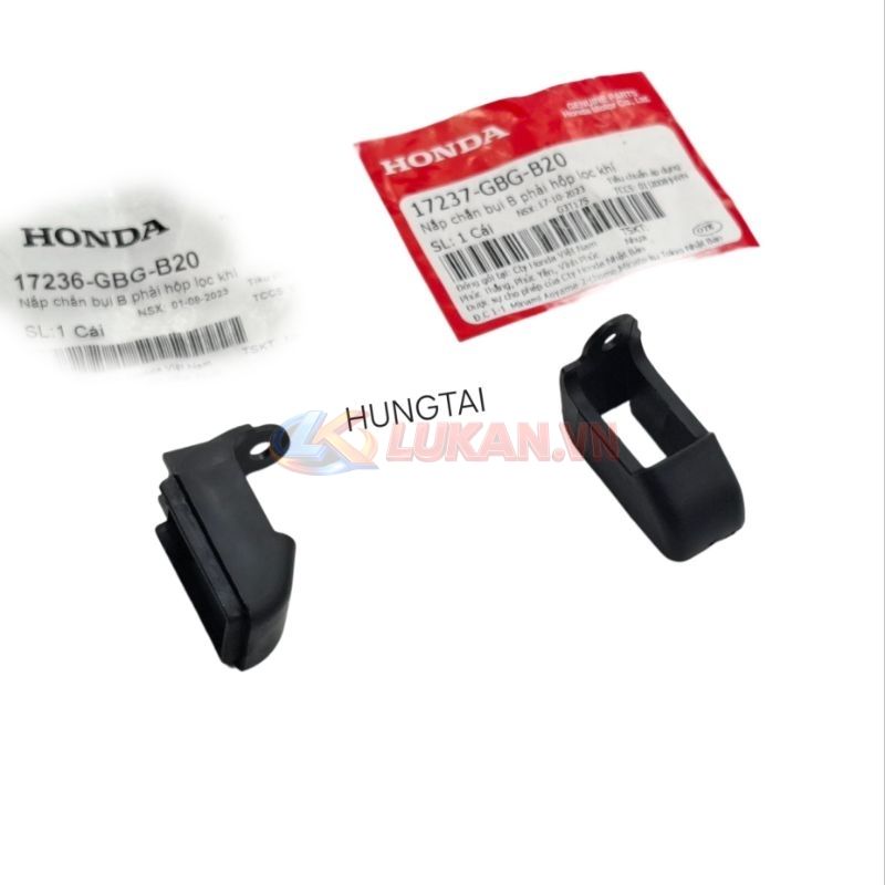 Cặp nắp nhựa, lỗ thông gió bao tử DREAM, WAVE ALPHA... zin 17236-GBG-B20, 17237-GBG-B20 - Ảnh 2