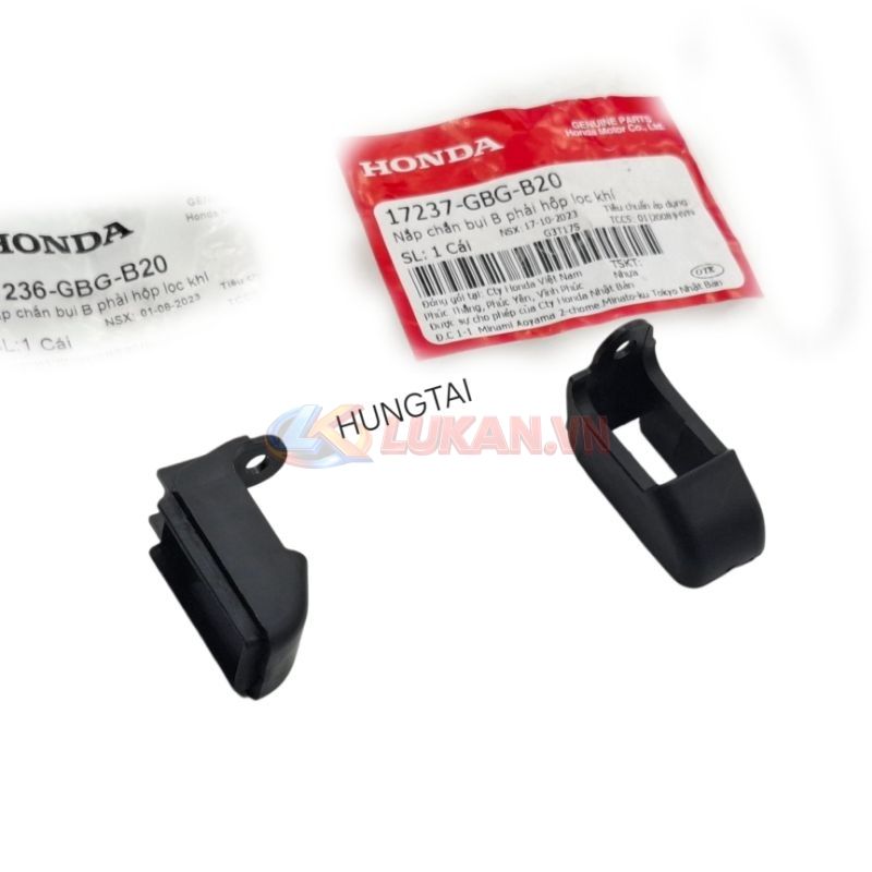 Cặp nắp nhựa, lỗ thông gió bao tử DREAM, WAVE ALPHA... zin 17236-GBG-B20, 17237-GBG-B20