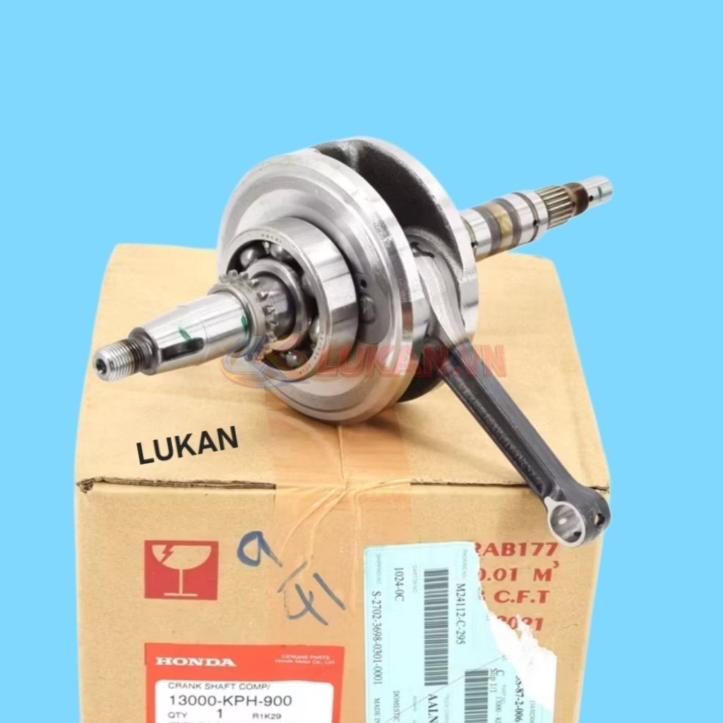 Dên trục khuỷu, biên động cơ xe FUTURE 2, NEO, X, WAVE 125... zin 13000-KPH-900 - Ảnh 3