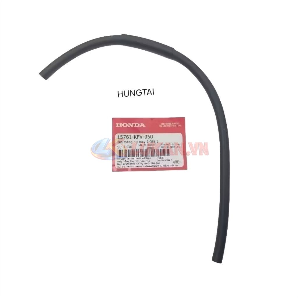 Ống thông hơi máy xe DREAM....  5x388 zin Honda 15761-KFV-950