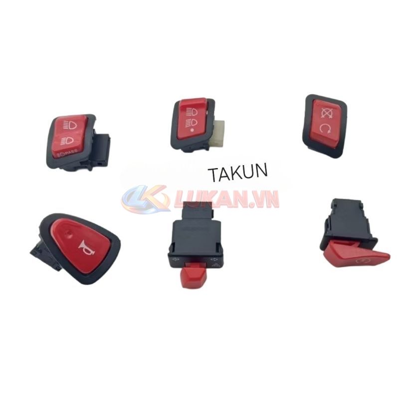 Bộ nút bật công tắc đỏ WAVE S110, RSX, FUTURE 125, WINNER.... - Ảnh 4