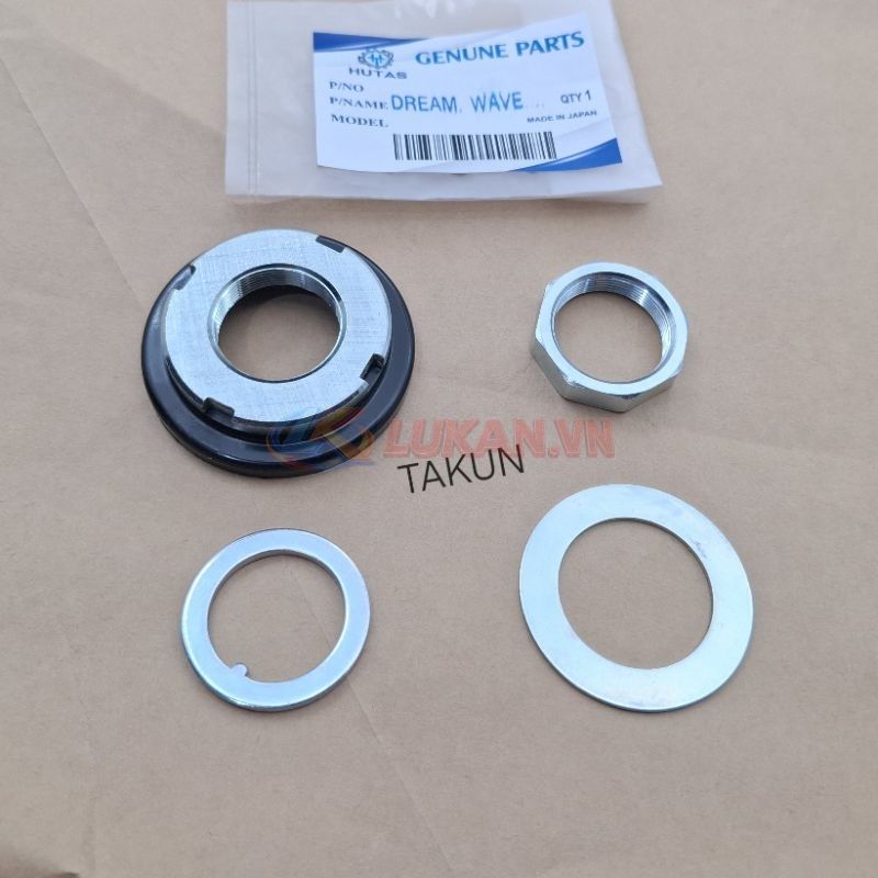 Bộ 4 ốc đệm tán cổ, chảng ba xe DREAM, WAVE, FUTURE.... xịn - Ảnh 3