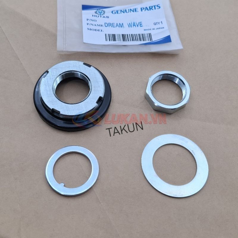Bộ 4 ốc đệm tán cổ, chảng ba xe DREAM, WAVE, FUTURE.... xịn - Ảnh 4