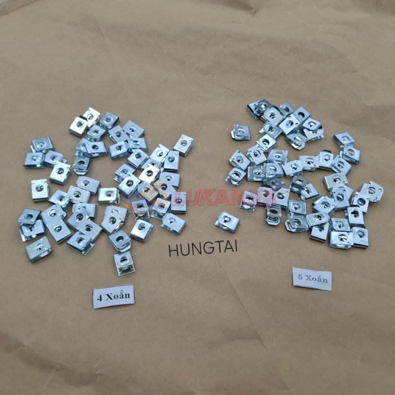 Pass kẹp vỏ nhựa dàn áo xe WAVE, FUTURE.... ren xoắn 4, 5li - Ảnh 3