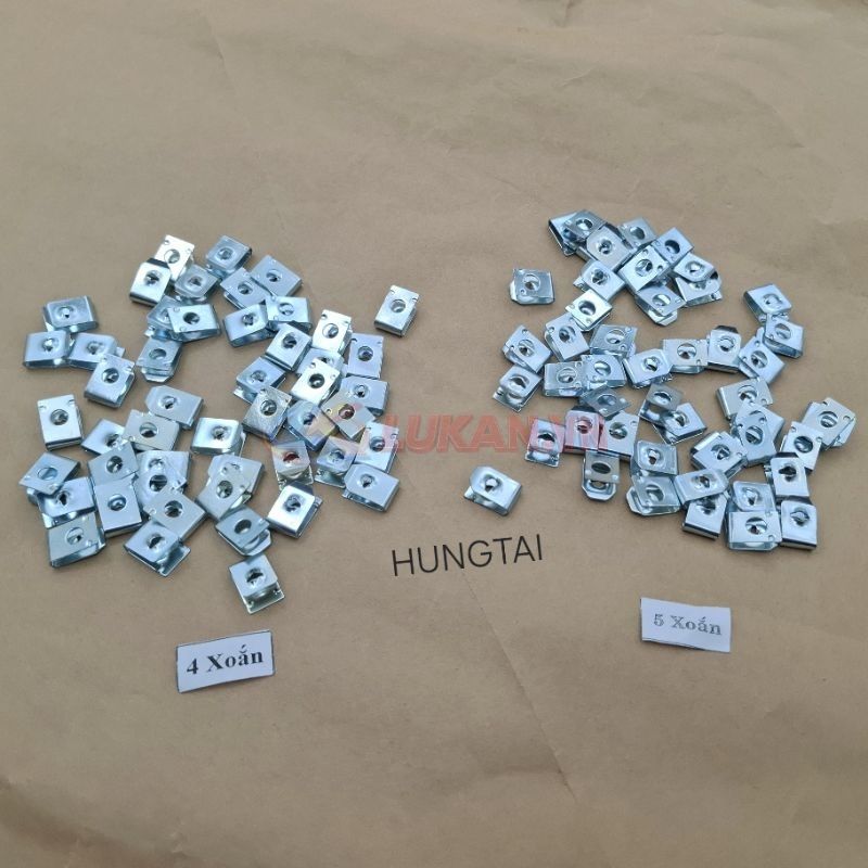 Pass kẹp vỏ nhựa dàn áo xe WAVE, FUTURE.... ren xoắn 4, 5li - Ảnh 4