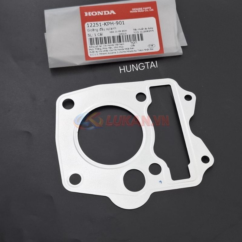 Gioăng, ron đầu bò quylat FUTURE 2, NEO, X 125... zin Honda 12251-KPH-901