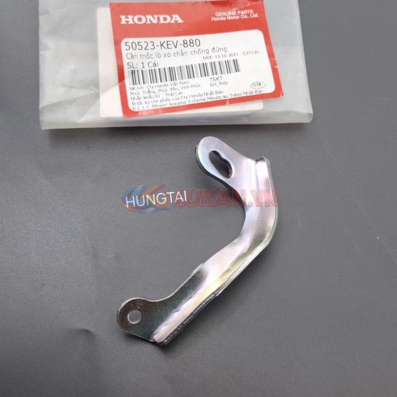 Cần móc lò xo chân chống đứng, giữa WAVE ALPHA, ZX.... zin Honda 50523-KEV-880 - Ảnh 3