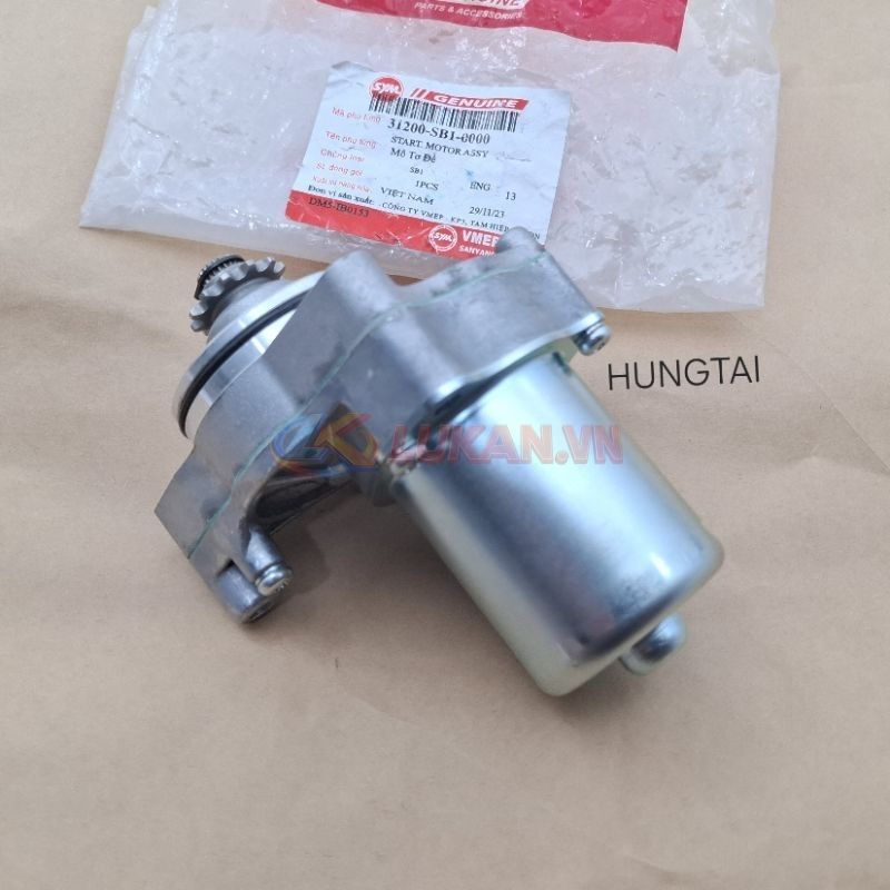 Củ motor đề khởi động SYM xe DREAM, WAVE 100... zin chính hãng - Ảnh 6