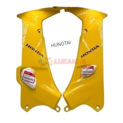 Cặp nhựa bửng cánh yếm trong WAVE ALPHA đời đầu Vàng zin Honda