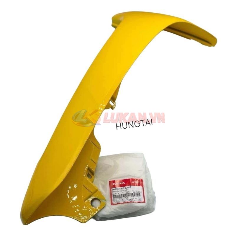 Cặp nhựa bửng cánh yếm ngoài WAVE ALPHA đời đầu Vàng zin Honda - Ảnh 2