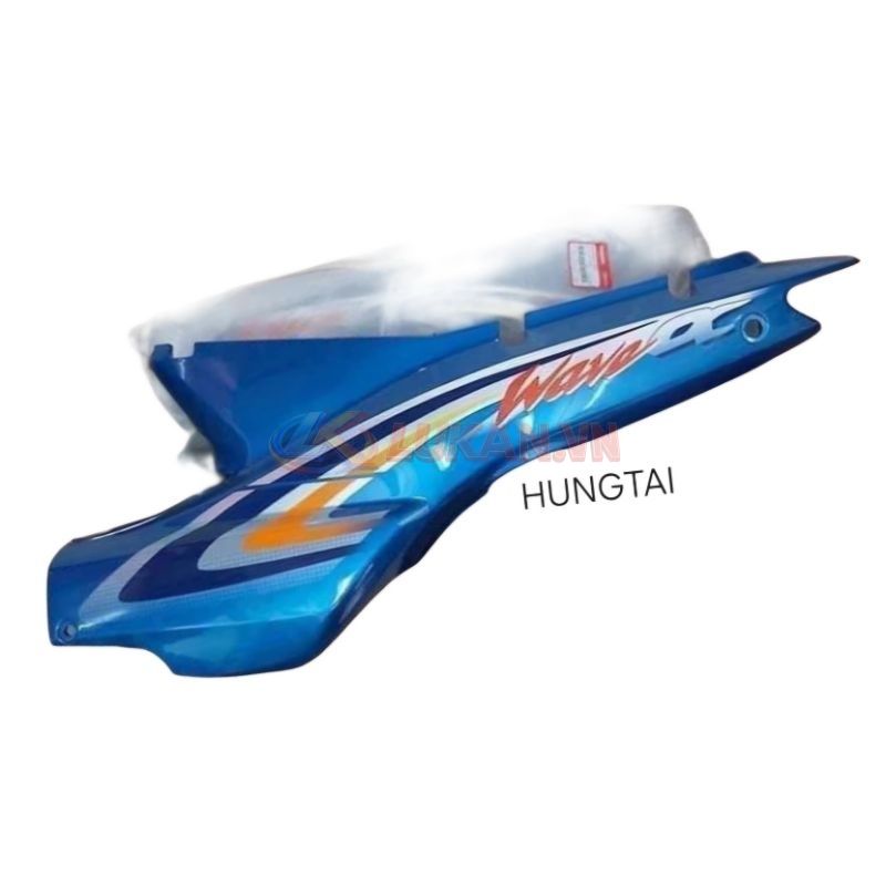 Cặp nhựa ốp vỏ thân sườn WAVE ALPHA đời đầu Xanh ngọc zin Honda - Ảnh 3