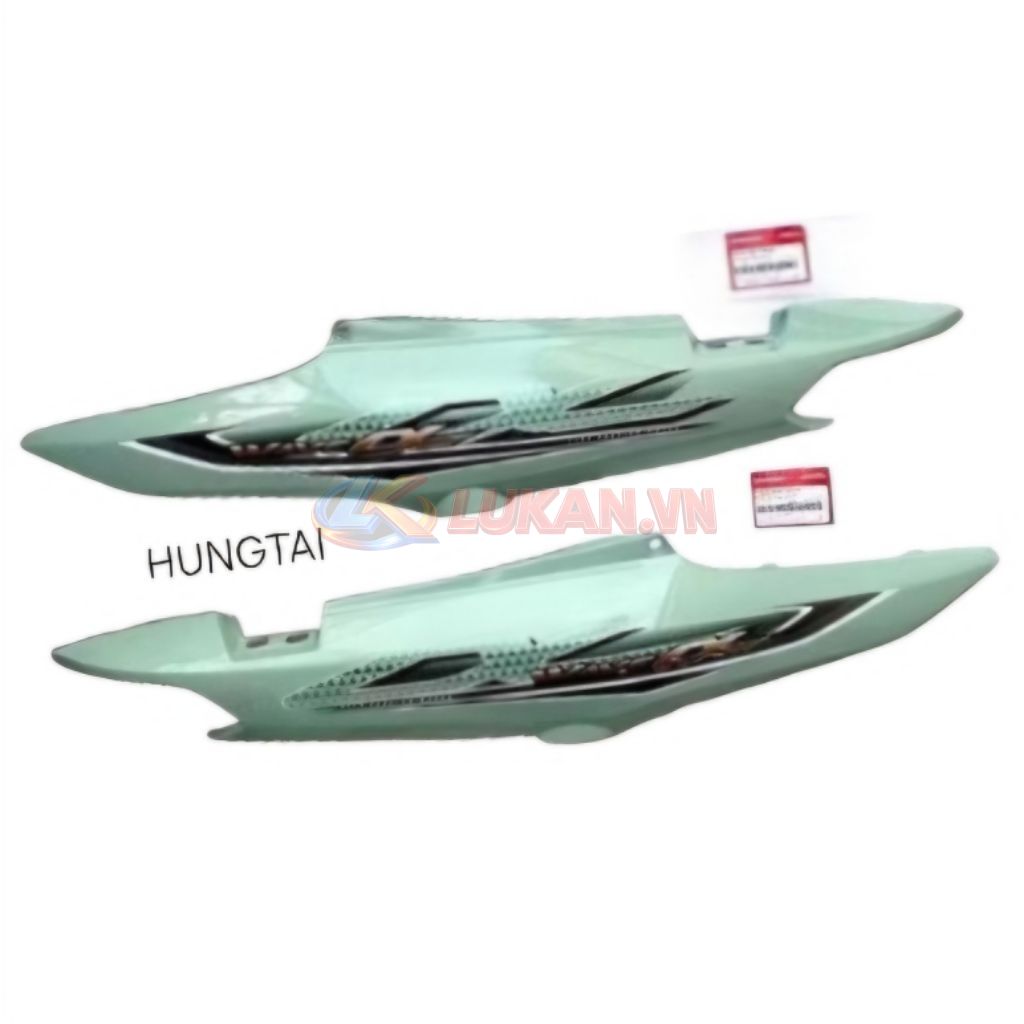 Cặp nhựa ốp vỏ thân sườn, áo WAVE A, ALPHA 110.... Xanh nhạt zin - Ảnh 2