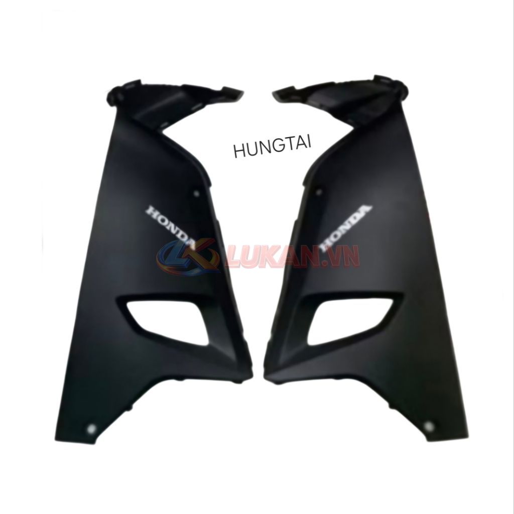 Cặp nhựa bửng cánh yếm trong WAVE A, ALPHA 110.... Đen nhám zin