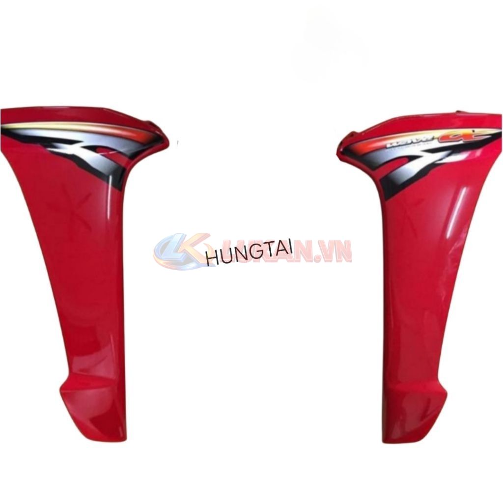 Cặp nhựa bửng cánh yếm ngoài WAVE A, ALPHA 100... Đỏ đô zin - Ảnh 2