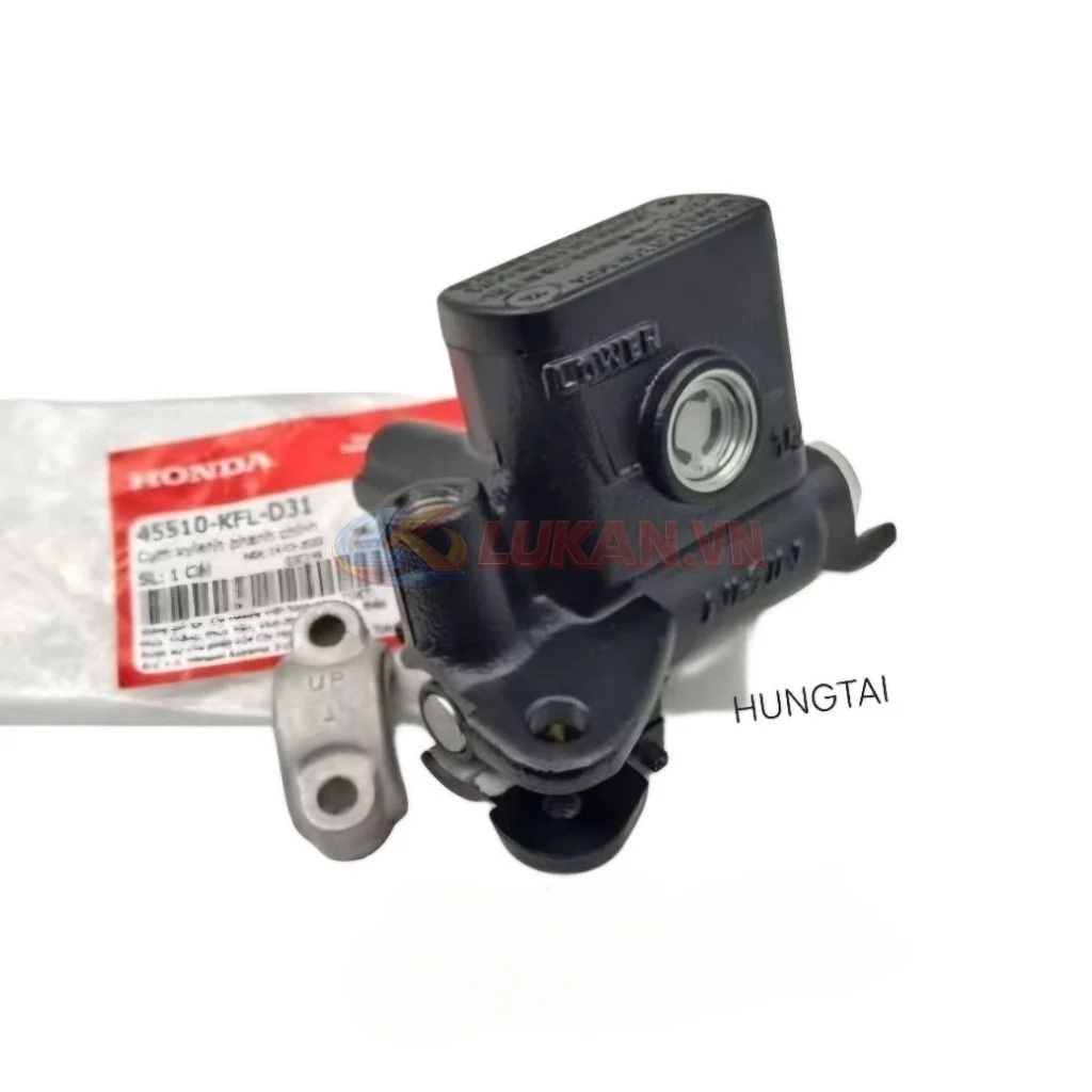 Cùm tay thắng, xilanh phanh dầu trên FUTURE 2, NEO, X 125... zin Honda 45510-KFL-D31