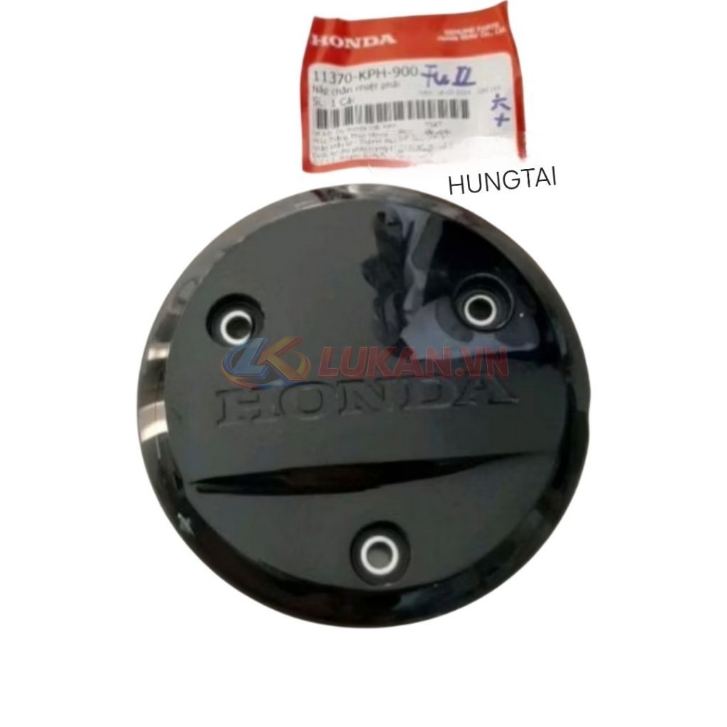 Nắp nhựa ốp lốc nồi côn phải FUTURE 2, WAVE 125... chắn nhiệt đen zin 11370-KPH-900 - Ảnh 2