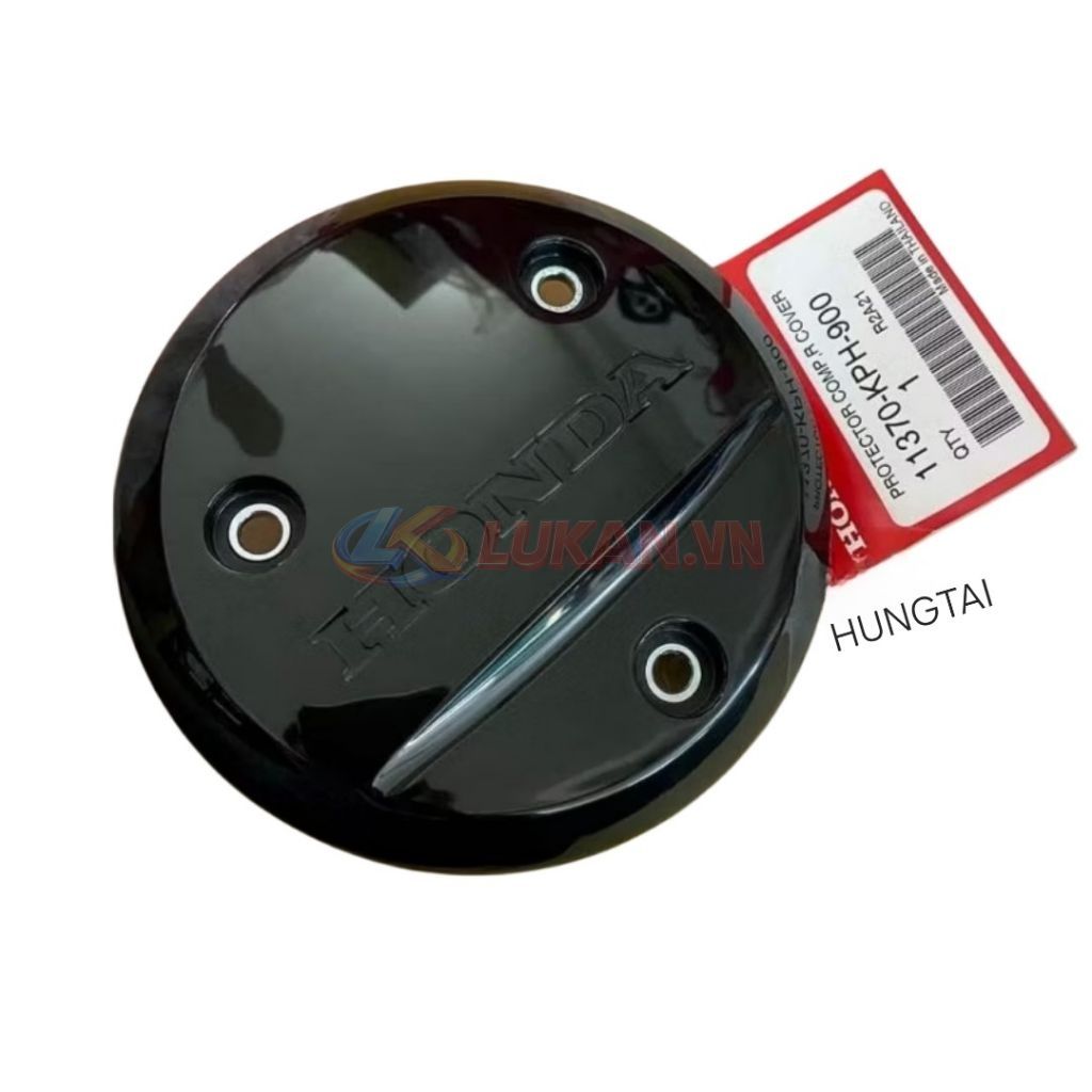 Nắp nhựa ốp lốc nồi côn phải FUTURE 2, WAVE 125... chắn nhiệt đen zin 11370-KPH-900 - Ảnh 4