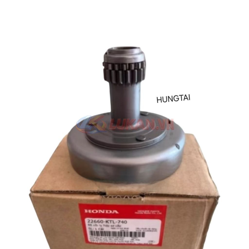 Nhông chuông nồi côn, ly hợp WAVE A, ALPHA, RS, S100, RSX... zin 22660-KTL-740 - Ảnh 3