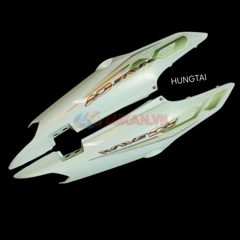 Cặp nhựa ốp vỏ thân sườn, áo WAVE A, ALPHA 110.... Xanh nhạt zin - Ảnh 3