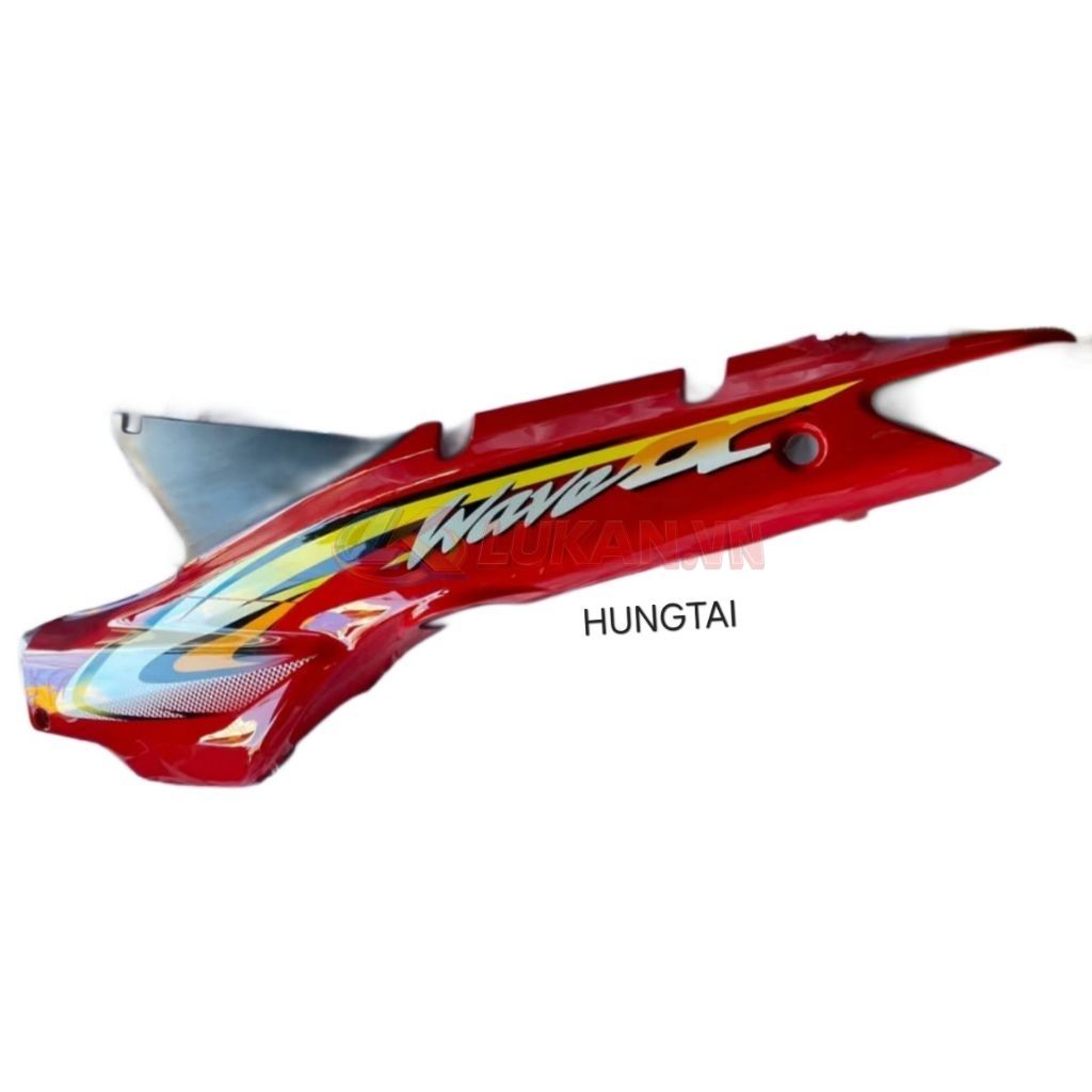 Cặp nhựa ốp vỏ thân sườn, áo WAVE ALPHA đời đầu Đỏ zin Honda - Ảnh 4