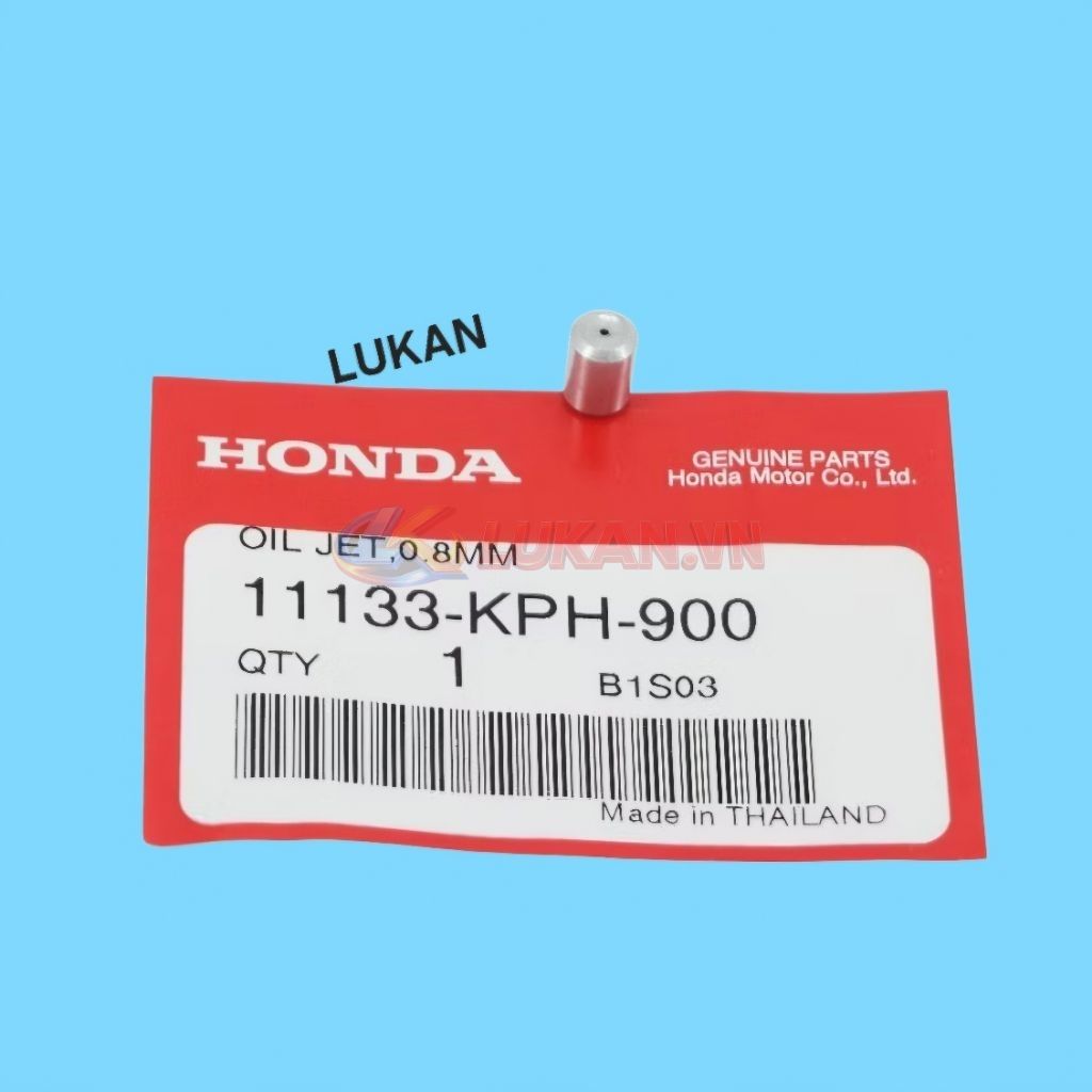 Chốt bơm nhớt lốc nồi côn FUTURE 2, NEO, X 125... ghích lơ dầu zin 11133-KPH-900 - Ảnh 5