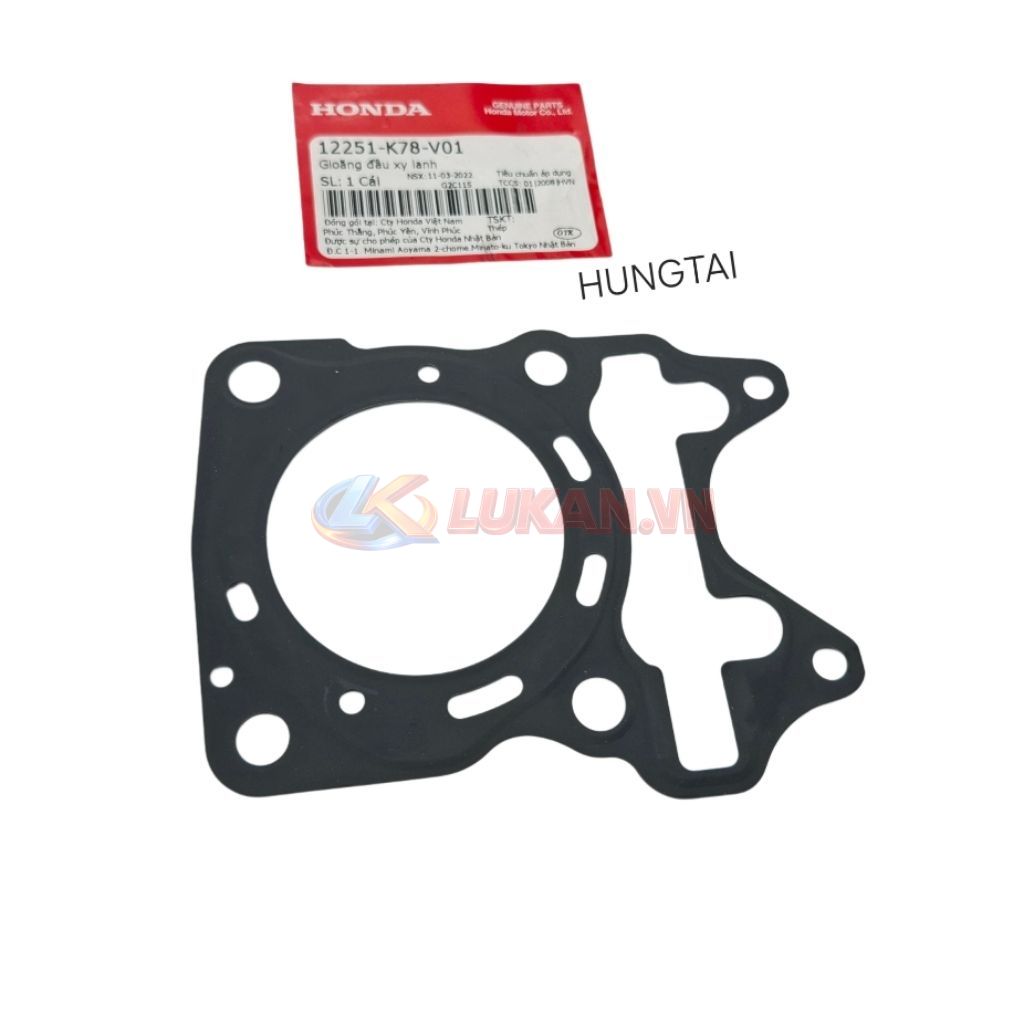 Gioăng, ron đầu bò quylat xe WINNER, SONIC 150... zin 12251-K78-V01 - Ảnh 2