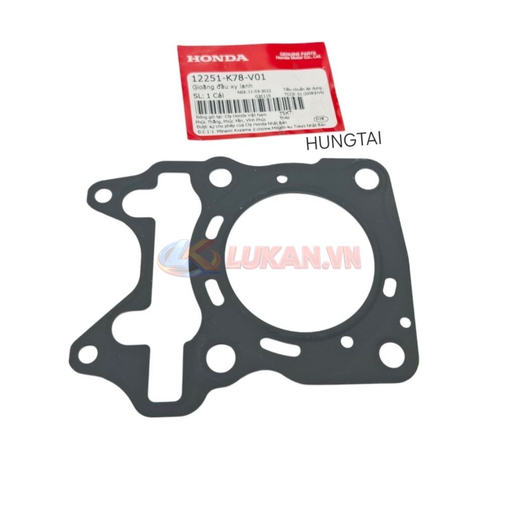 Gioăng, ron đầu bò quylat xe WINNER, SONIC 150... zin 12251-K78-V01 - Ảnh 3