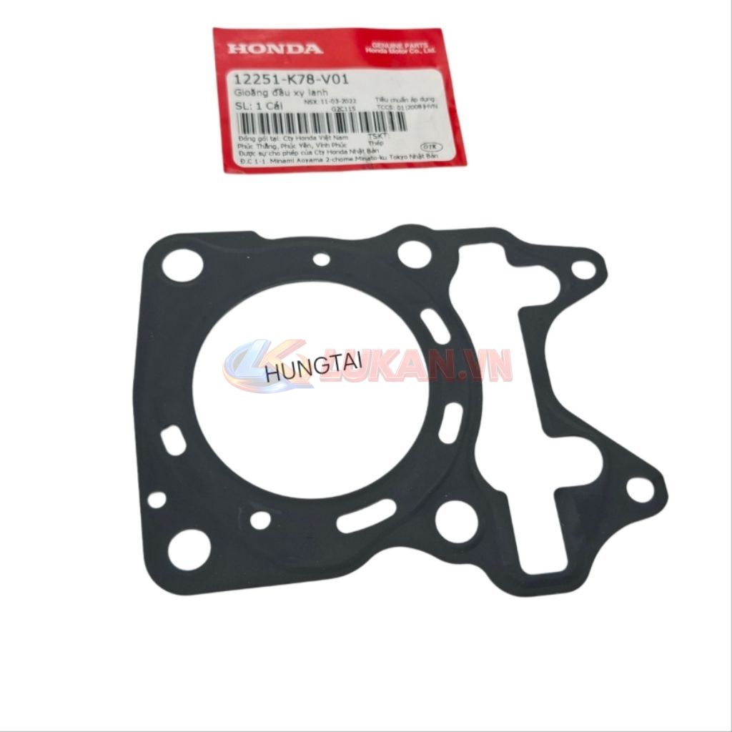 Gioăng, ron đầu bò quylat xe WINNER, SONIC 150... zin 12251-K78-V01 - Ảnh 4