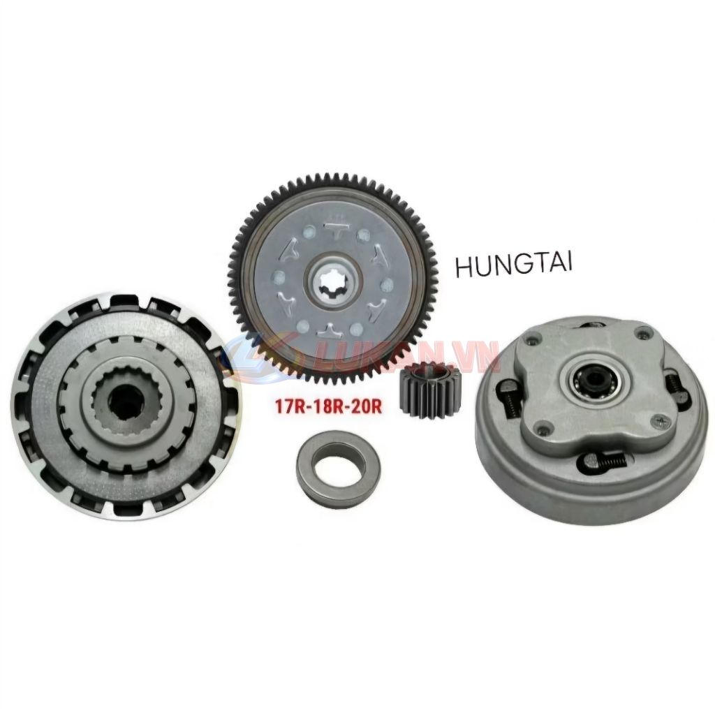 Bộ nồi, ly hợp côn tay xe CUB, CD, CL, 67... nguyên cụm đầy đủ
