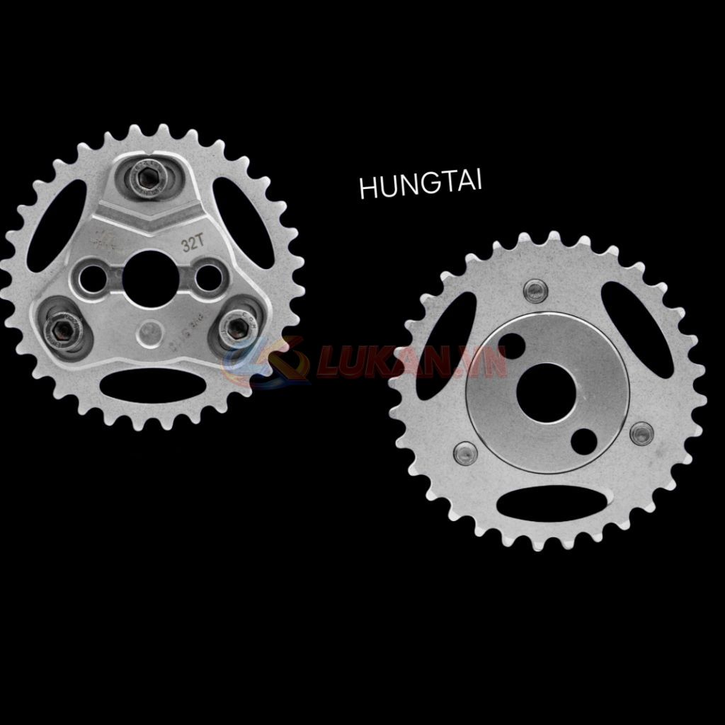 Bánh răng, nhông dĩa cam tăng chỉnh 2 lổ WAVE S110, RSX, BLADE....