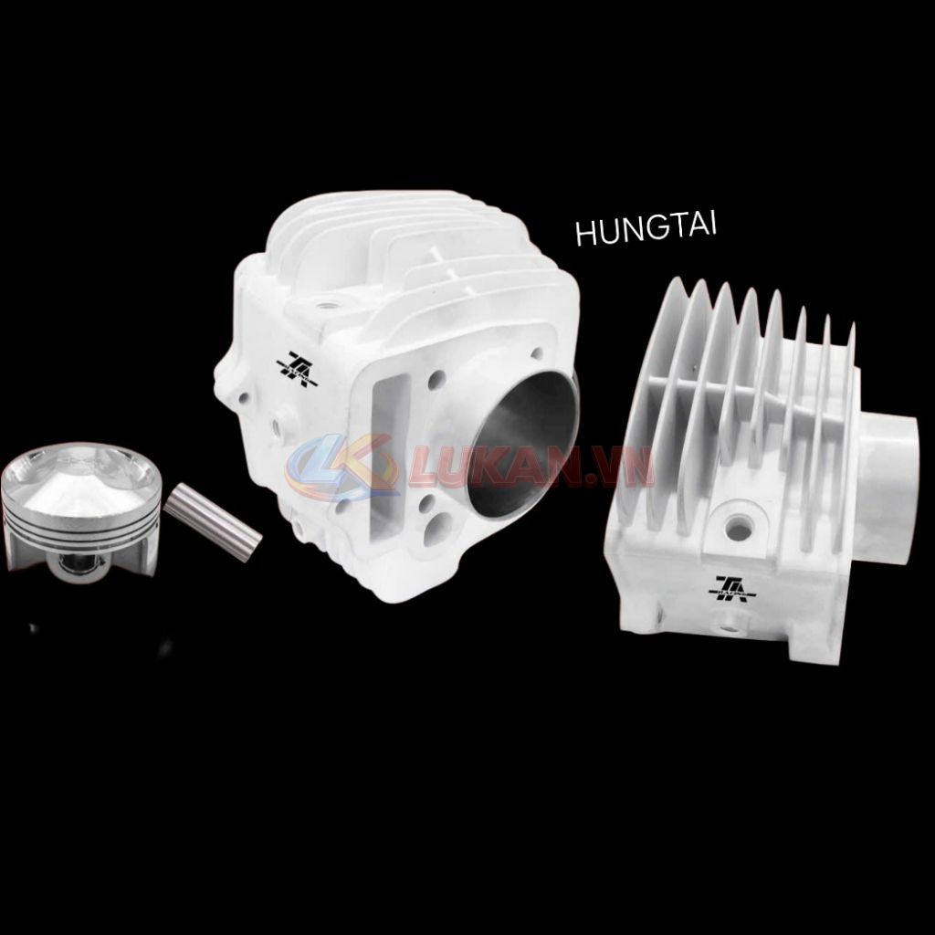 Lòng kiếng hơi xilanh trái 54mm DREAM, WAVE, CUB... luôn piston bạc, tăng cam tay - Ảnh 3