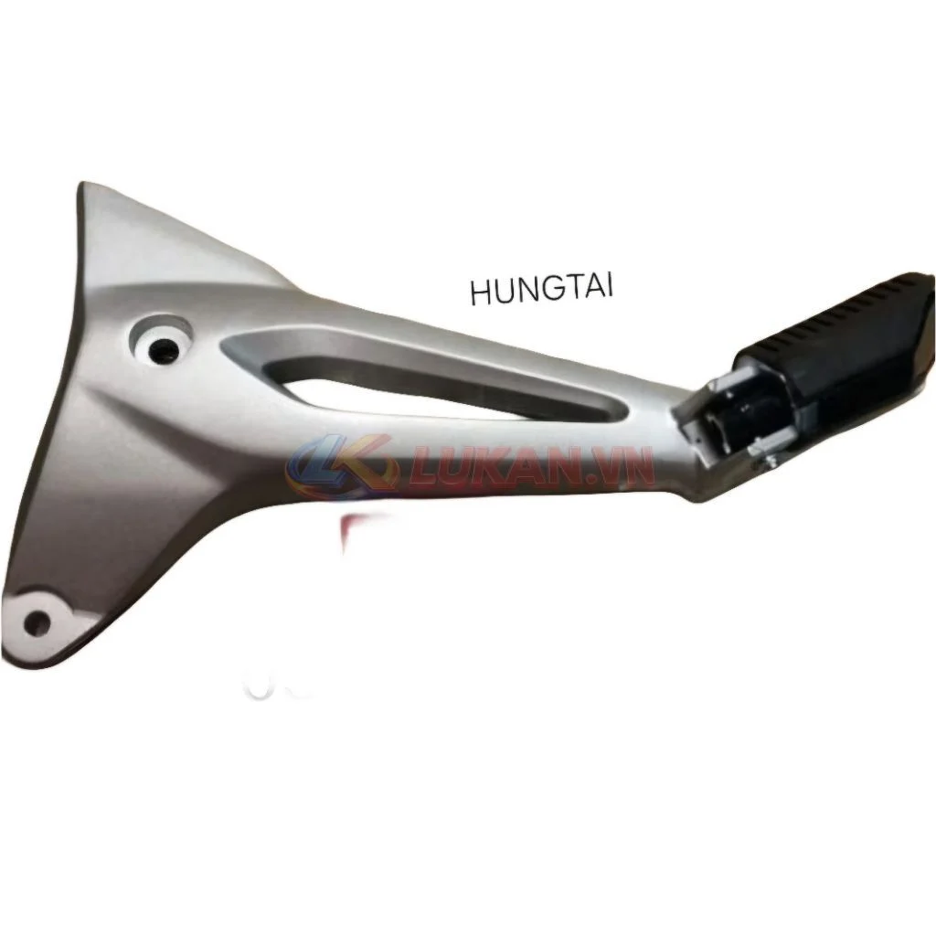 Cặp đùi pass nhôm, gác chân sau WAVE A, ALPHA, RS, S100... zin Honda - Ảnh 2