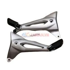 Cặp đùi pass nhôm, gác chân sau WAVE A, ALPHA, RS, S100... zin Honda