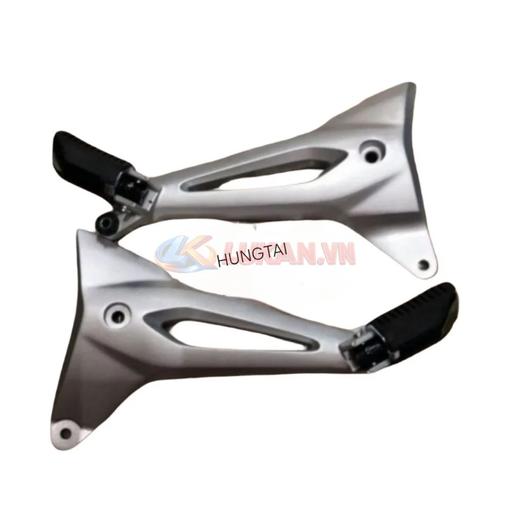 Cặp đùi pass nhôm, gác chân sau WAVE A, ALPHA, RS, S100... zin Honda