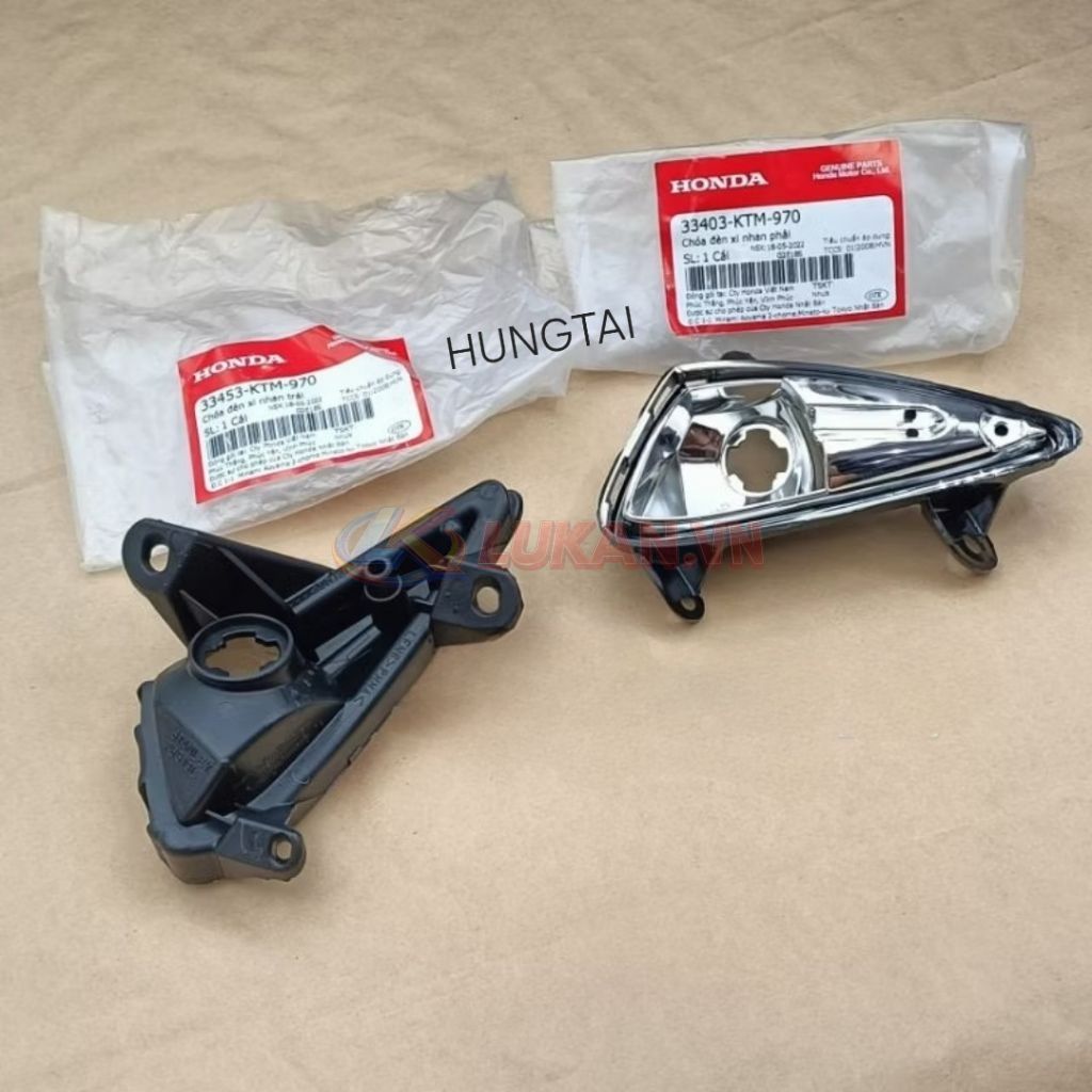 Cặp đế đèn, chóa trong xi nhan trước FUTURE NEO 125... zin Honda 33453-KTM-970, 33403-KTM-970 - Ảnh 3