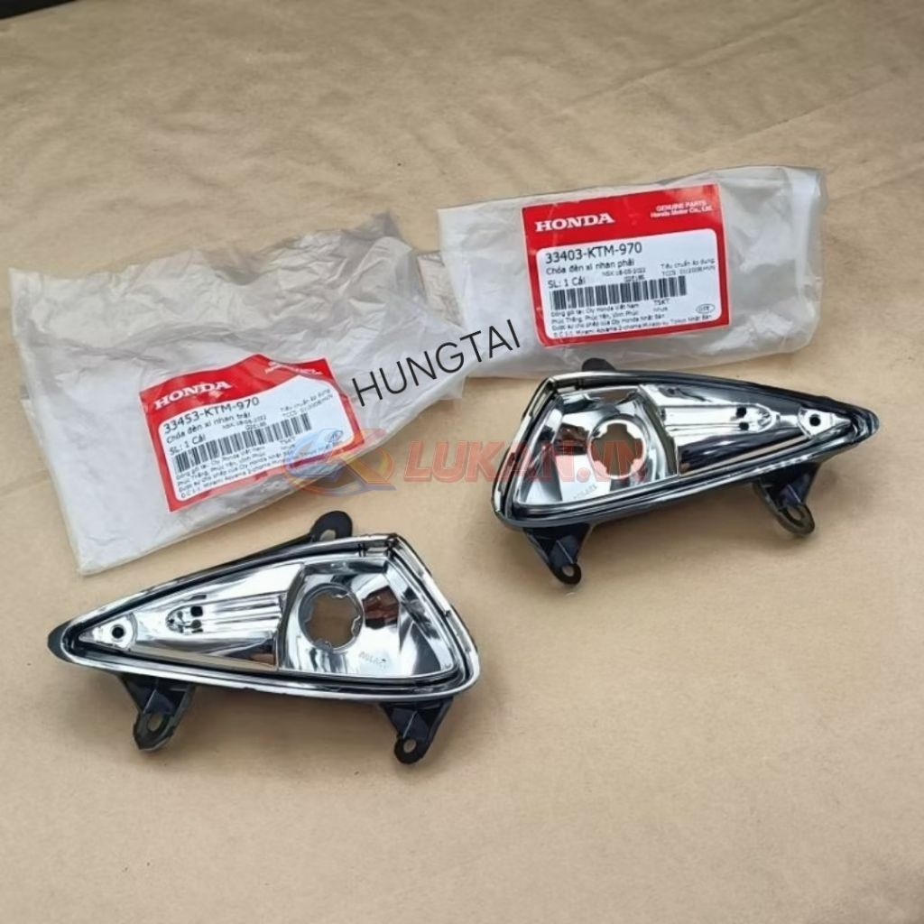 Cặp đế đèn, chóa trong xi nhan trước FUTURE NEO 125... zin Honda 33453-KTM-970, 33403-KTM-970 - Ảnh 2