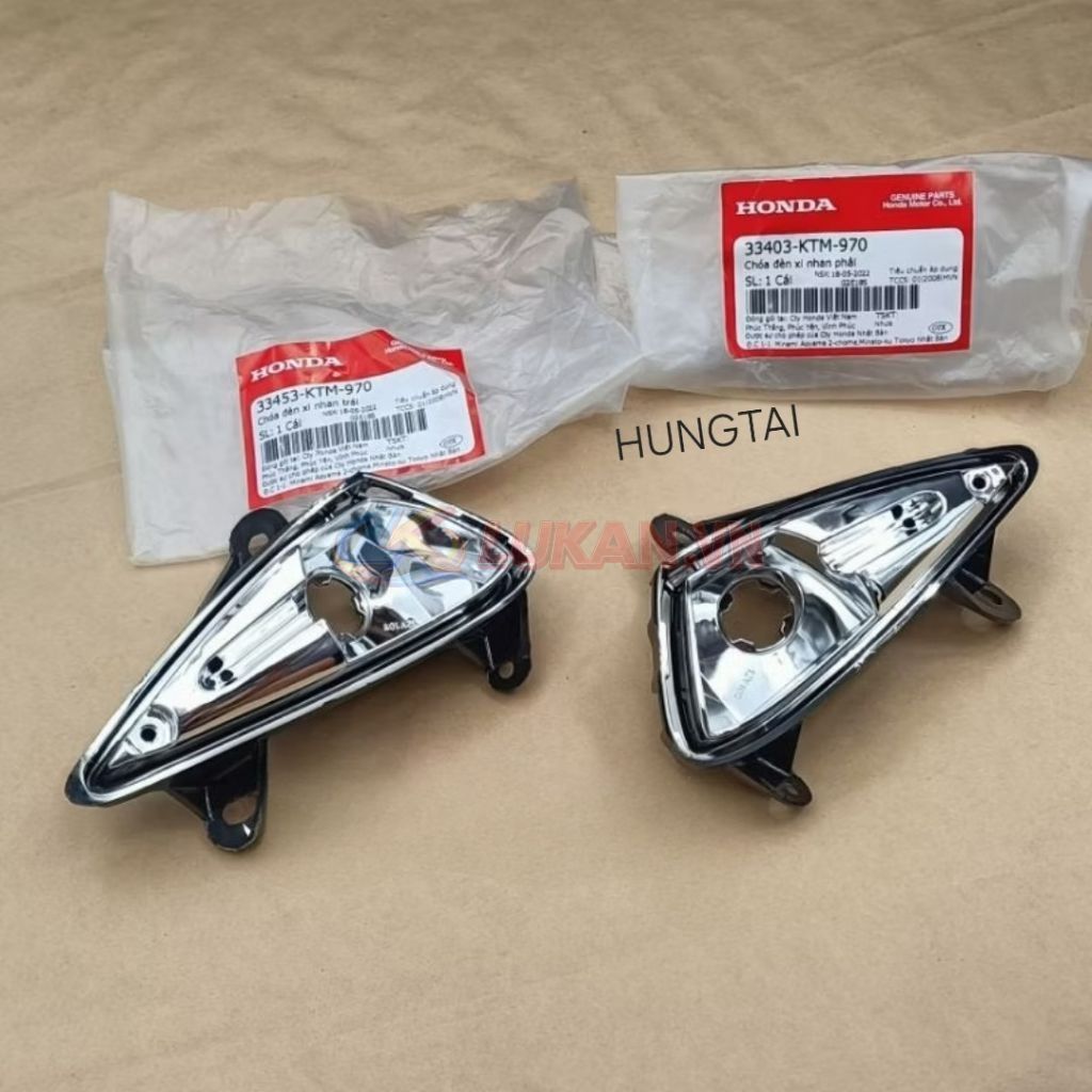 Cặp đế đèn, chóa trong xi nhan trước FUTURE NEO 125... zin Honda 33453-KTM-970, 33403-KTM-970 - Ảnh 4